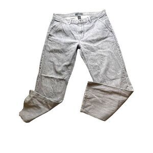 Sean John Jeans Adult‎ 36x31.5 Gray Flat Front Baggy Hip Hop Skater Denim Mens